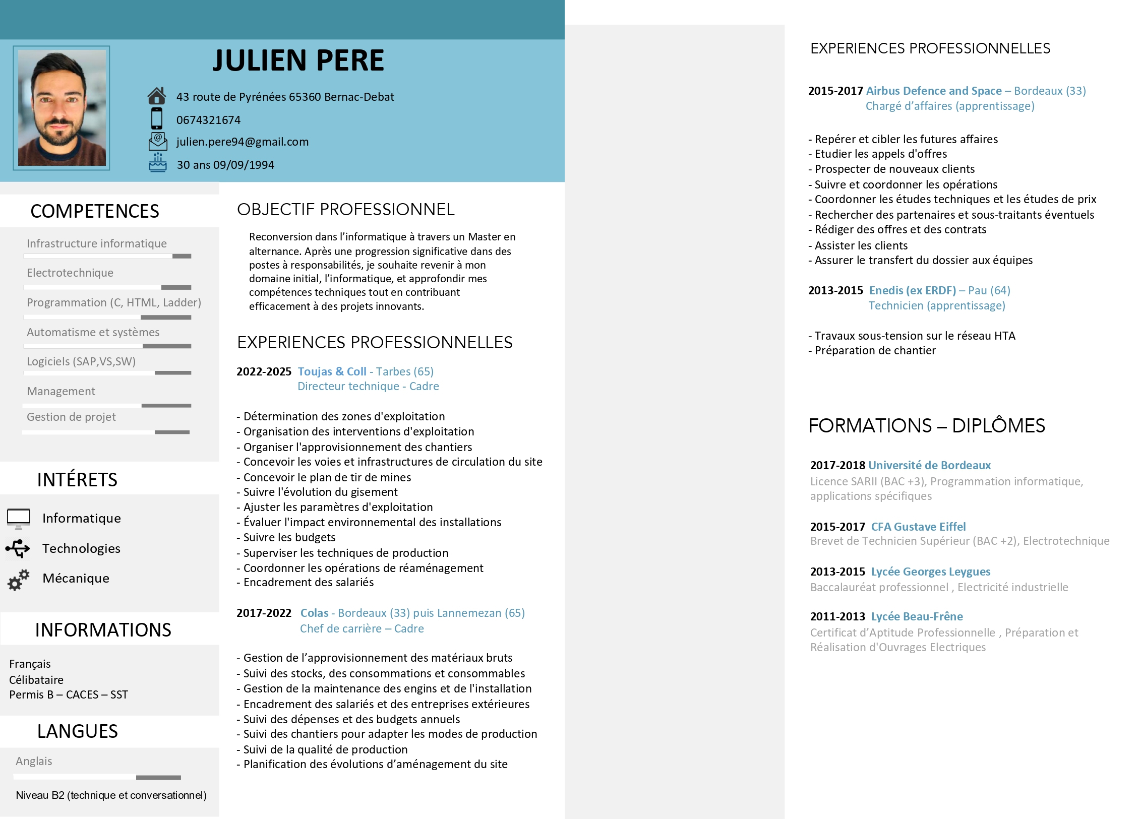 Mon CV